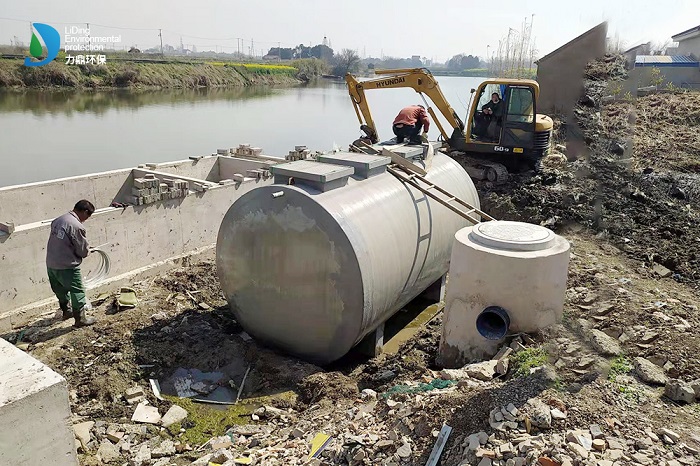 30m&sup3;/天三星村農(nóng)村污水處理設(shè)備安裝